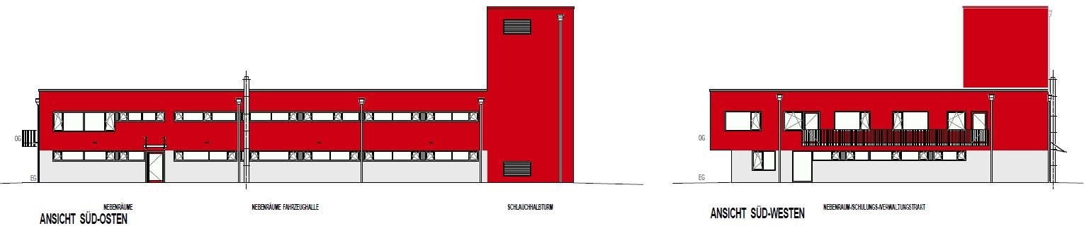 Farbkonzept der Außenfassade